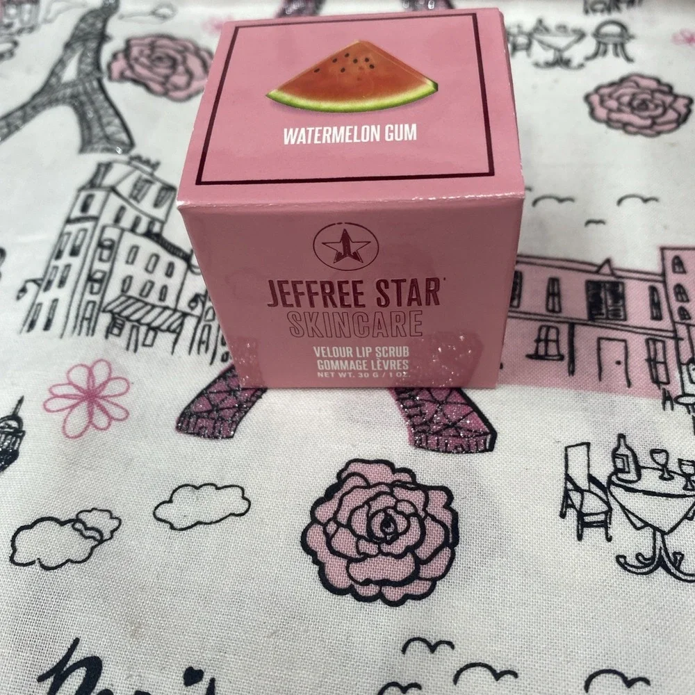 Jeffree Star Cosmetics Velour Lip Scrub in Watermelon Gum Full Size BNIB New